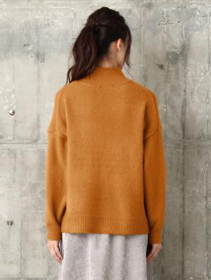 マタニティ トップス|ふんわりタートルニット　マタニティ・授乳服