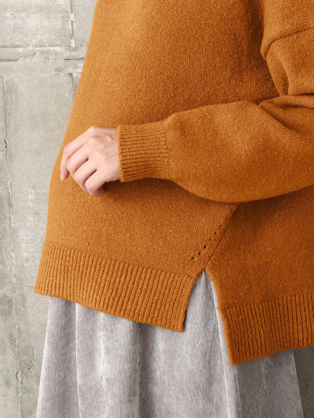 マタニティ トップス|ふんわりタートルニット　マタニティ・授乳服