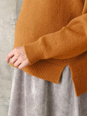 マタニティ トップス|ふんわりタートルニット　マタニティ・授乳服