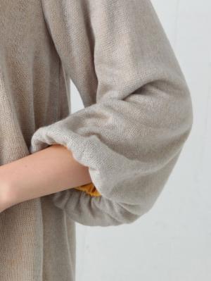 マタニティ トップス|レイヤードニットソートップス マタニティ・授乳服【出産後も長く使える】