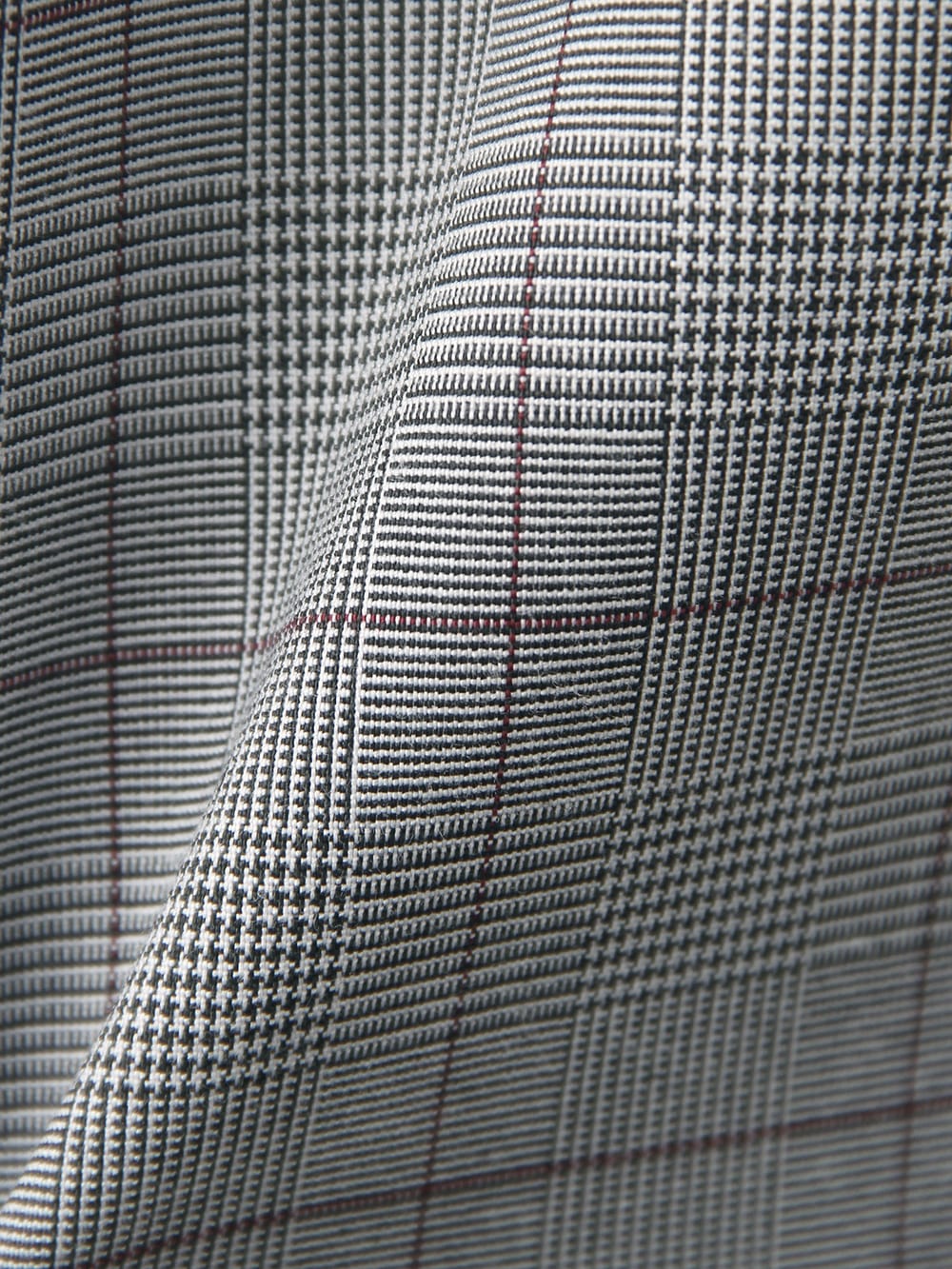 マタニティ パンツ|【産前産後対応】グレンチェック リボン付きワイドパンツ【出産後も長く使える】