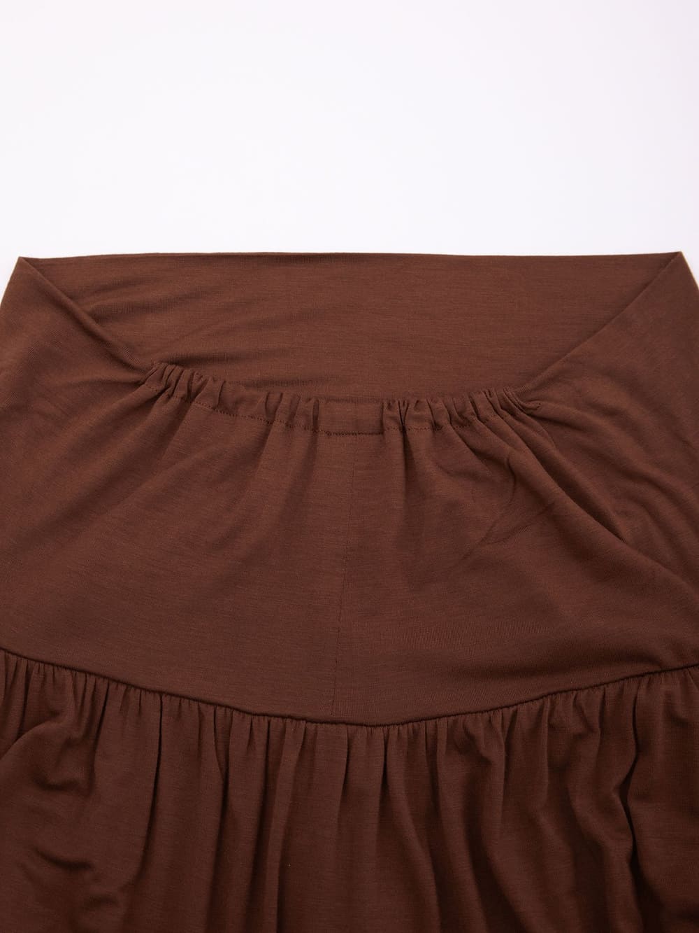 マタニティ スカート|【産前産後対応】極上とろみタッチミモレ丈フレアスカート【出産後も長く使える】