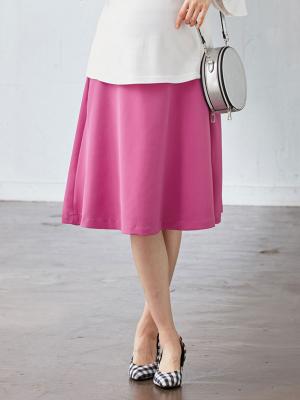 株主優待カテゴリー|LOVE MIC（ラブミック）防汚加工　フレアスカート|ピンク