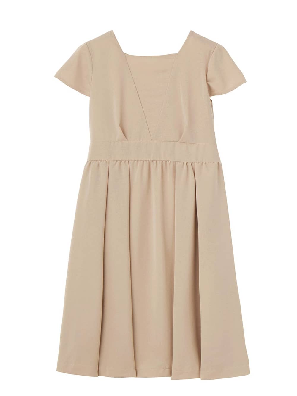 マタニティ ワンピース|LOVE MIC(ラブミック)ウエストリボン バックレースワンピース マタニティ・授乳服【出産後も長く使える】