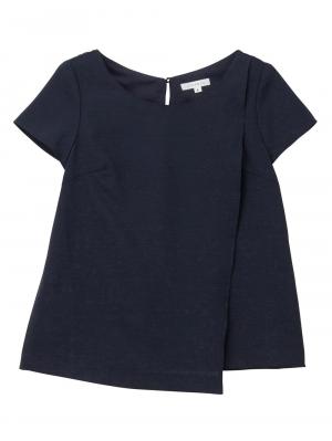 マタニティ トップス|LOVE MIC（ラブミック）ウォッシャブル　リネンライクラップトップス　マタニティ・授乳服【出産後も長く使える】|ネイビー