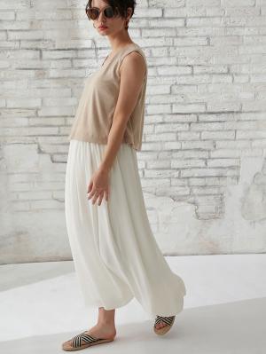 【最大20%OFF｜新生活まとめ買い対象】異素材ロングワンピース　マタニティ・授乳服【出産後も長く使える】22513