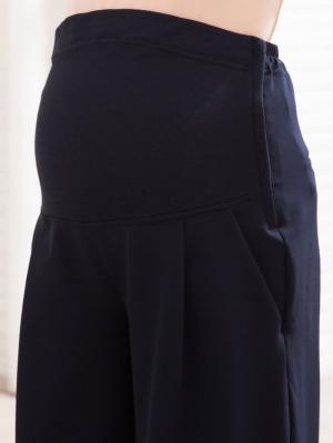 マタニティ パンツ|P・パンツ　ストレッチジョーゼットタックワイド