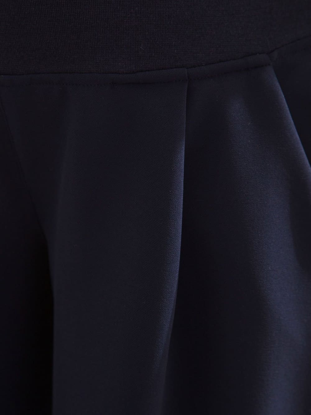 マタニティ パンツ|P・パンツ　ストレッチジョーゼットタックワイド