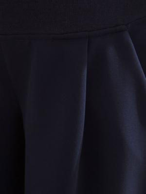 マタニティ パンツ|P・パンツ　ストレッチジョーゼットタックワイド