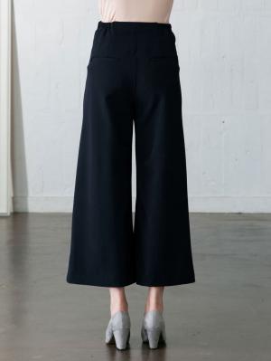 マタニティ パンツ|P・パンツ ストレッチジョーゼットタックガウチョ