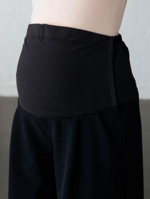マタニティ パンツ|P・パンツ ストレッチジョーゼットタックガウチョ