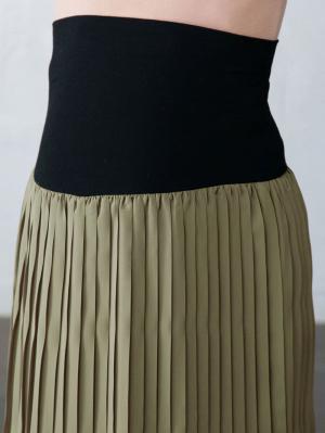 マタニティ スカート|【マタニティ・授乳服】【産前産後対応】シフォンプリーツスカート【出産後も長く使える】
