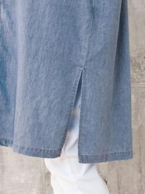 マタニティ トップス|コットンテンセルデニムコーディガン マタニティ・授乳服