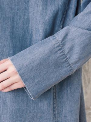 マタニティ トップス|コットンテンセルデニムコーディガン マタニティ・授乳服