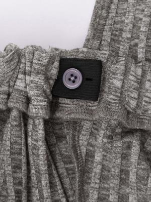 マタニティ ワンピース|【マタニティ・授乳服】テレコ素材Ｖネックレイヤードワンピース【出産後も長く使える】