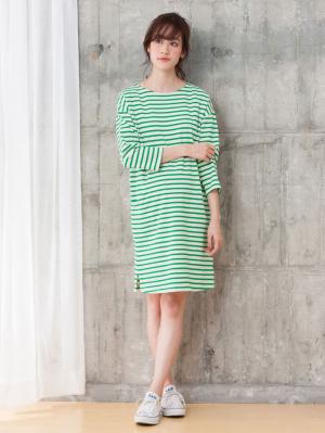 マタニティ ワンピース|ボートネックサックワンピース　マタニティ・授乳服【出産後も長く使える】
