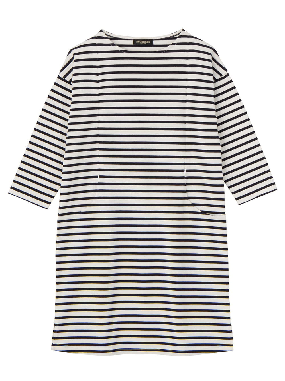 マタニティ ワンピース|ボートネックサックワンピース　マタニティ・授乳服【出産後も長く使える】