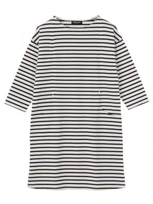 マタニティ ワンピース|ボートネックサックワンピース　マタニティ・授乳服【出産後も長く使える】