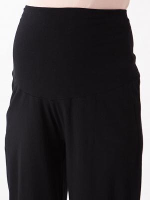 マタニティ パジャマ・ルームウェア|【授乳口付】【産後も使えるパンツ付】やわらかスムース配色レースパジャマ