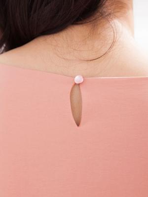 マタニティ トップス|タックギャザーボリュームスリーブブラウス　マタニティ・授乳服【出産後も長く使える】