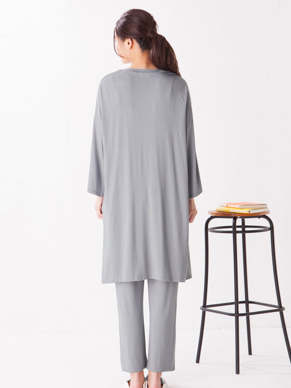 マタニティ パジャマ・ルームウェア|【授乳口付】【3点セット】【産前産後パンツ付】モダールパジャマ