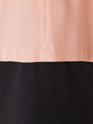 マタニティ ワンピース|【マタニティ・授乳服】【セット】ハイクオリティジョーゼットVネックブラウス＆タイトスカートセットアップ【出産後も長く使える】