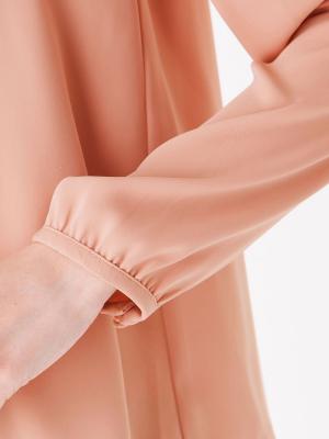 マタニティ ワンピース|【マタニティ・授乳服】【セット】ハイクオリティジョーゼットVネックブラウス＆タイトスカートセットアップ【出産後も長く使える】