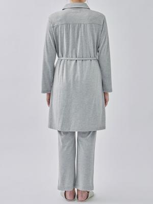 マタニティ パジャマ・ルームウェア|fairy（フェアリー）【授乳口付】ママの声から生まれたカットソー衿付パジャマ