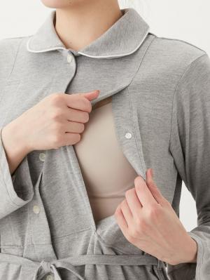 マタニティ パジャマ・ルームウェア|fairy（フェアリー）【授乳口付】ママの声から生まれたカットソー衿付パジャマ