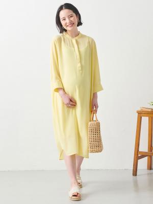 2個セット専用マタニティワンピース　春夏　半袖　黄色 楽天市場】【ポイント10倍☆7/26 1:59迄】犬印本舗 マタニティ