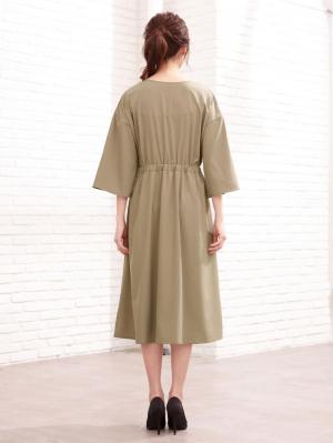 マタニティ ワンピース|皺になりにくい ブラウス×スカートセットアップ マタニティ・授乳服【出産後も長く使える】