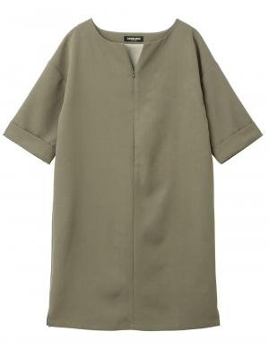 キーネックワンピース　マタニティ・授乳服【出産後も長く使える】22603