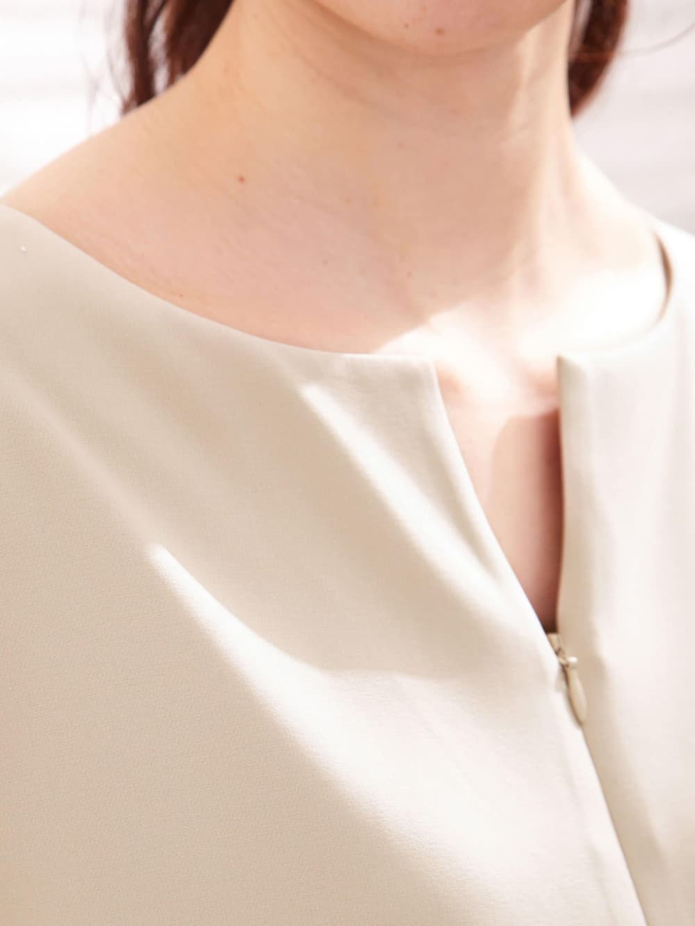 マタニティ ワンピース|キーネックワンピース　マタニティ・授乳服【出産後も長く使える】