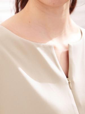 マタニティ ワンピース|キーネックワンピース　マタニティ・授乳服【出産後も長く使える】