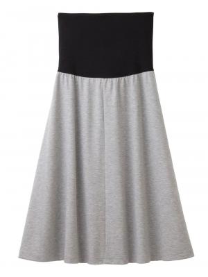 【産前産後対応】ポンチ4枚剥ぎフレアースカート【出産後も長く使える】 22608