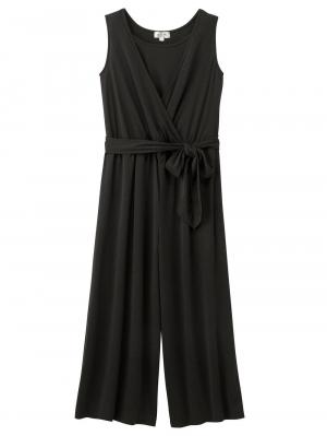 マタニティ パンツ|ain（アイン）【接触冷感】エステルスムースカシュクールサロペット　マタニティ・授乳服