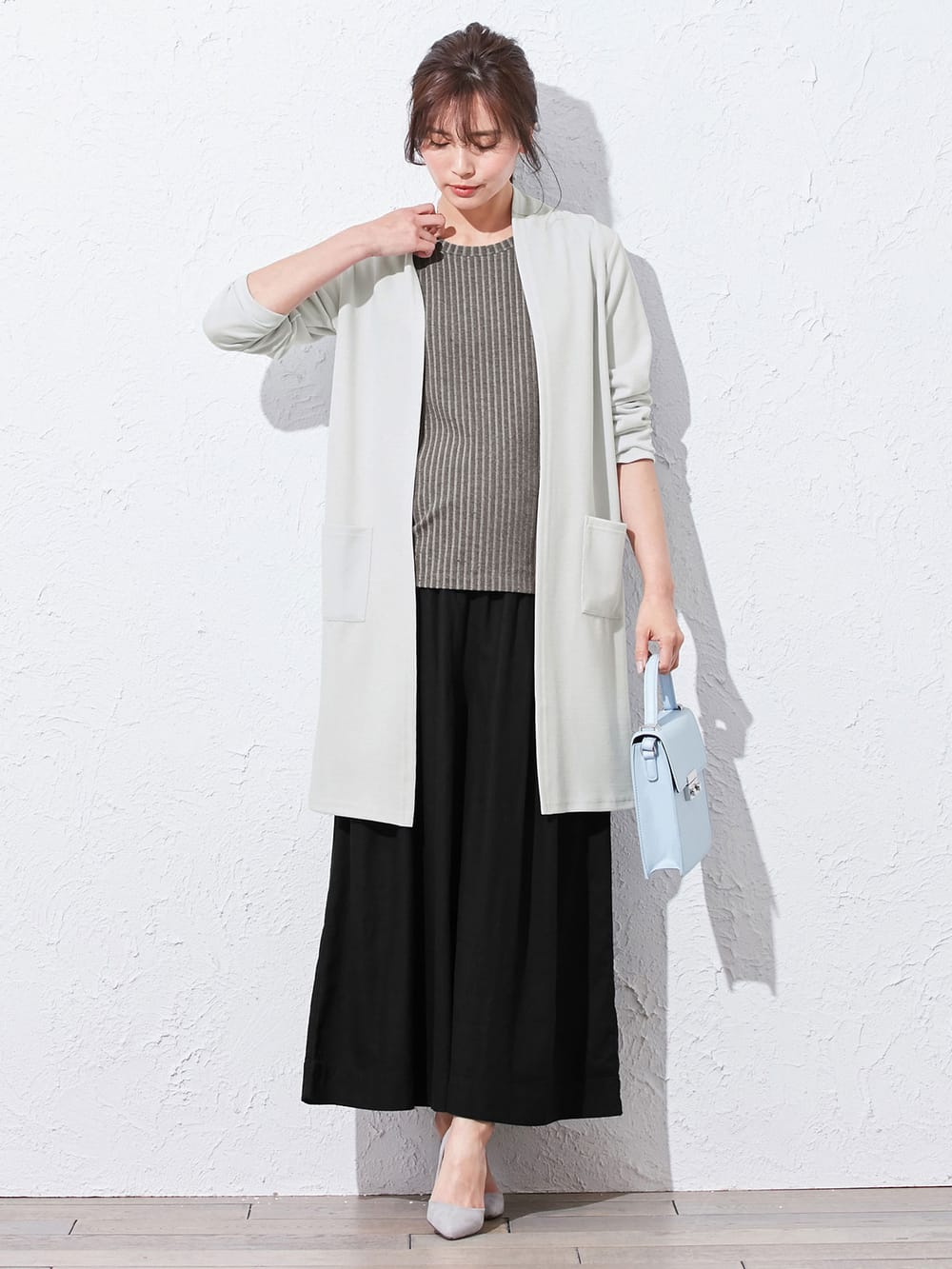 マタニティ パンツ サロペット 産前産後対応 麻レーヨンガウチョパンツ マタニティウェア 授乳服通販 エンジェリーベ 公式