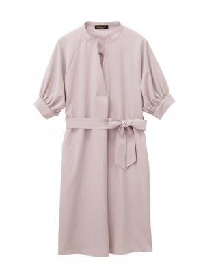 【マタニティ・授乳服】イージーケア ラグランスキッパーワンピース【出産後も長く使える】 22660