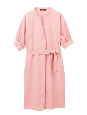 【マタニティ・授乳服】イージーケア ラグランスキッパーワンピース【出産後も長く使える】22660