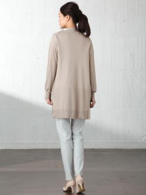 マタニティ トップス|【UVカット】【接触冷感】ハンドウォッシャブルニットトッパーカーデ　マタニティ・授乳服【出産後も長く使える】