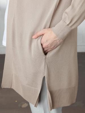 マタニティ トップス|【UVカット】【接触冷感】ハンドウォッシャブルニットトッパーカーデ　マタニティ・授乳服【出産後も長く使える】