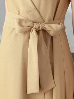 マタニティ ワンピース|カシュクールワンピース　マタニティ・授乳服【出産後も長く使える】