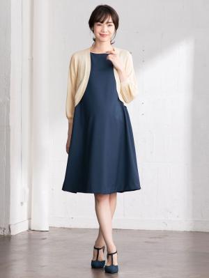 マタニティ トップス|ニットボレロカーデ　マタニティ・授乳服【出産後も長く使える】|アイボリー