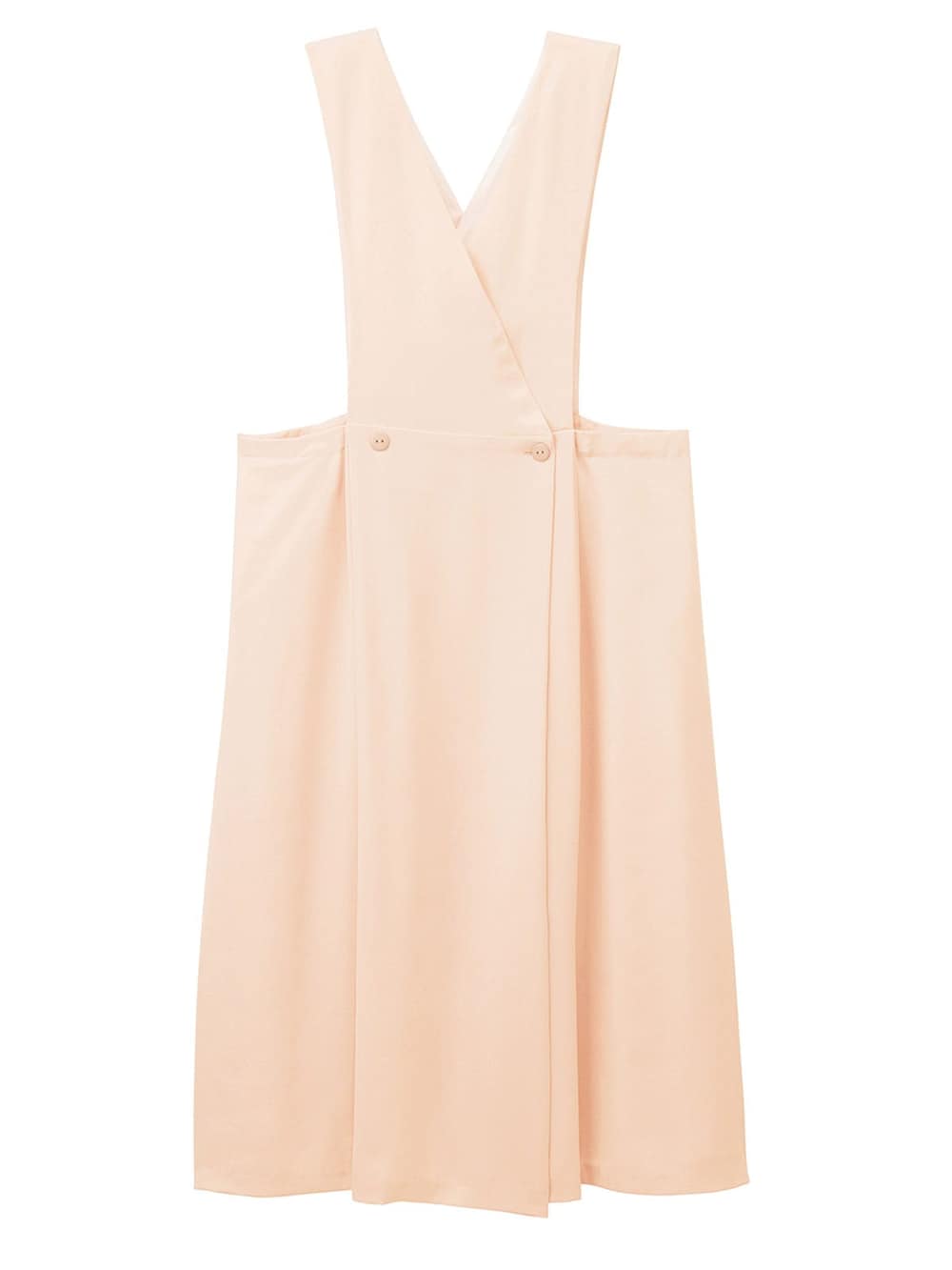 株主優待カテゴリー|ジャンパースカート　マタニティ・授乳服|ピンクベージュ