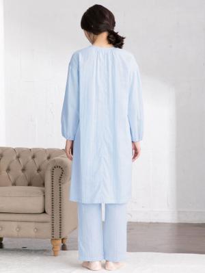 マタニティ パジャマ・ルームウェア|【日本製】【授乳しやすい】和晒ダブルガーゼパジャマ