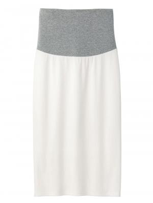 マタニティ スカート|【産前産後対応】【セットアップ可】テレコタイトスカート【出産後も長く使える】|オフ