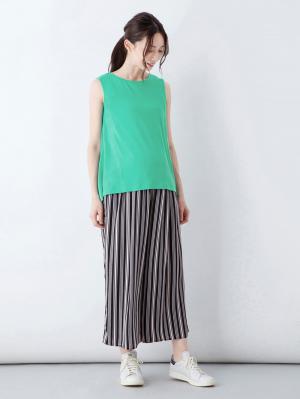 マタニティ トップス|ノースリーブカットソートップス　マタニティ・授乳服【出産後も長く使える】|ブルーグリーン