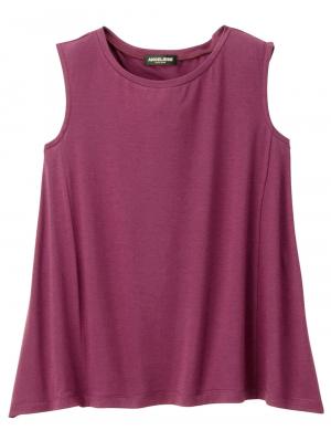 マタニティ トップス|ノースリーブカットソートップス　マタニティ・授乳服【出産後も長く使える】|パープル