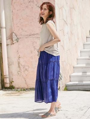 マタニティ トップス|ノースリーブカットソートップス　マタニティ・授乳服【出産後も長く使える】|グレージュ