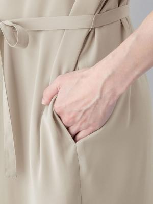 マタニティ ワンピース|【マタニティ・授乳服】コクーンシルエットシャツワンピース【出産後も長く使える】